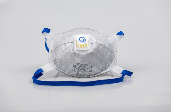 Респиратор-полумаска чашеобразный О2 2212 A/E – FFP2 NR D с дополнительной защитой от органических и кислых газов