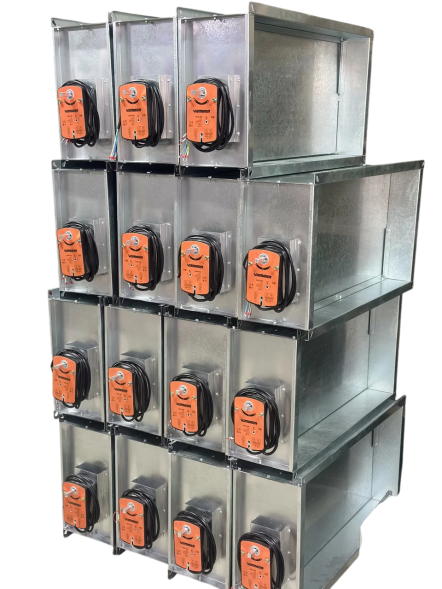 Клапан противопожарный комбинированный КОД-1М(150х100мм) с приводом МВ BLE 230 KRAFTMANN 4005-N-2