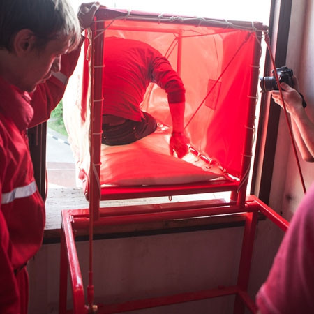 Рукав спасательный пожарный спиральный Самоспас (3/4/.../20 этаж)