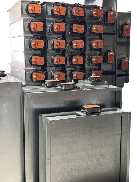 Клапан противопожарный комбинированный код-1м d-200х100 с приводом МВ BIF 230