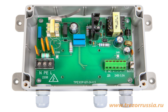 Блок питания «ТРЕЗОР-БП 24-0,5/12-1,0»