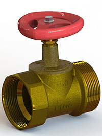 Клапан запорный 15Б3р DN 50 муфта - цапка