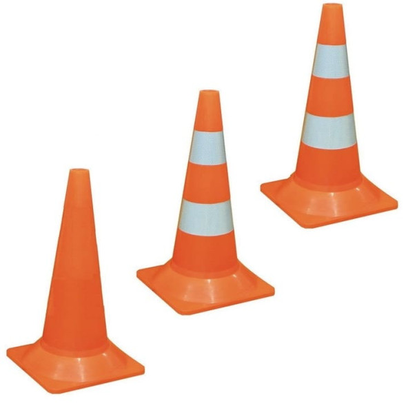 Конус сигнальный 520 мм с утяжелителем