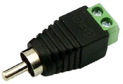RCA (штекер) с клеммной колодкой Разъем RCA