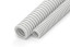 Труба гофрированная ПЛЛ легкая 350 Н безгалогенная (HF) негорючая (НГ) белая с/з D=25 Труба гофрированная