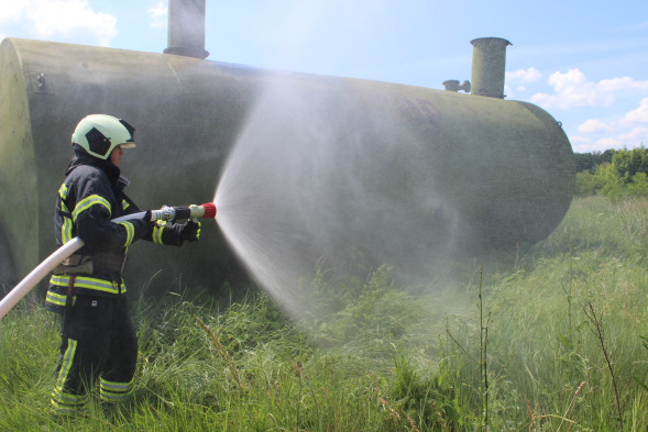 Пожарный ствол ОРТ-50 A с ОРТ-50А-ГПC