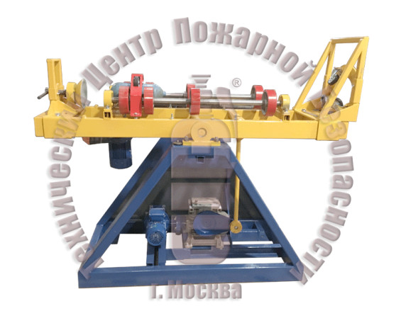 Установка для очистки внутренней поверхности баллонов гранитной крошкой УОВПБ-1