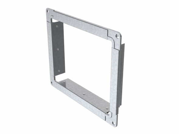 Фланец прямоугольного сечения из шины R20, R30