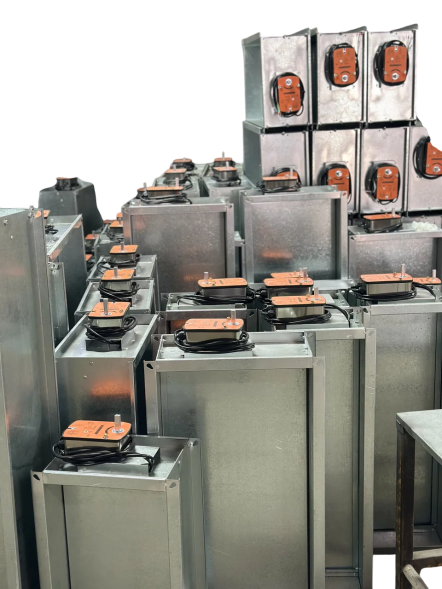 Клапан противопожарный комбинированный код-1м d-300х150 с приводом МВ BIF 230