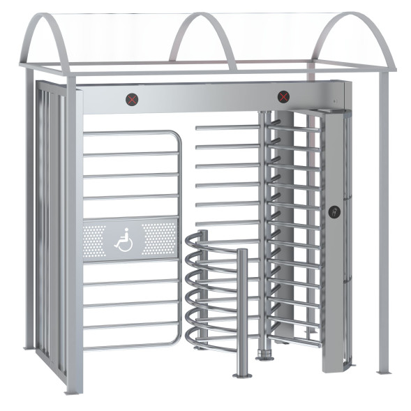 Турникет ПОЛНОРОСТОВОЙ БЛОКПОСТ СТ 4М серия СПЕКТР Z