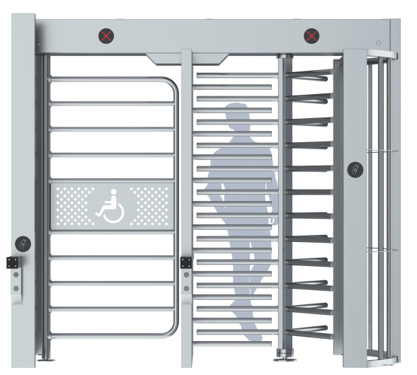 Турникет ПОЛНОРОСТОВОЙ БЛОКПОСТ СТ 4М серия СПЕКТР Z
