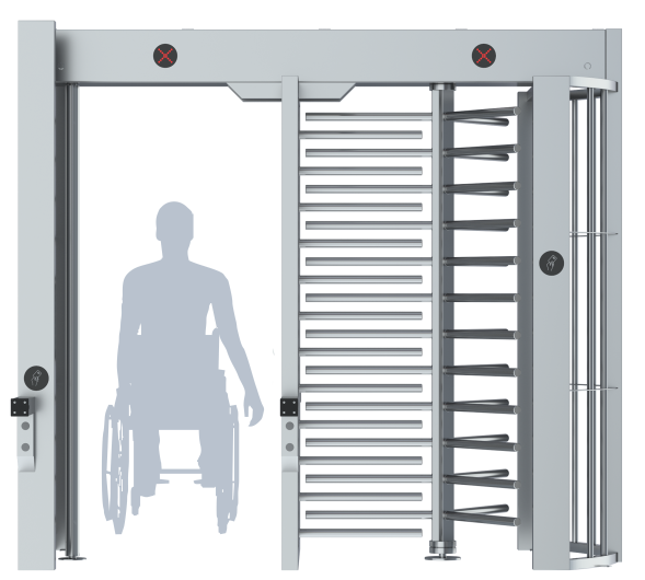 Турникет ПОЛНОРОСТОВОЙ БЛОКПОСТ СТ 4М серия СПЕКТР Z