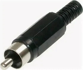 Штекер RP-212N RCA черный