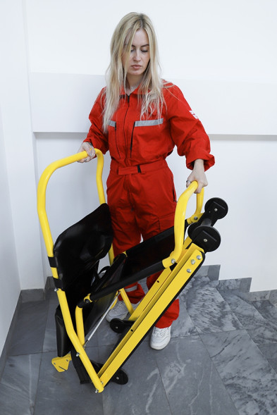 Эвакуационное лестничное кресло Самоспас (ЭЛКС-Л, эвакуация лежа)