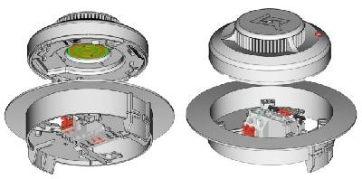 ИП 212-141М для подвесного потолка Извещатель пожарный дымовой оптико-электронный точечный