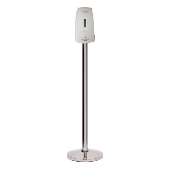 Мобильная стойка для дезинфекции рук в комплекте с сенсорным диспенсером