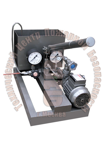 Установка для гидроиспытаний корпусов баллонов ручного действия УГИ-1н-3