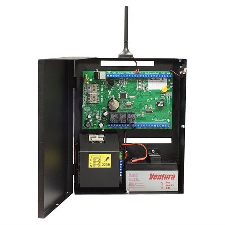 Устройство оконечное объектовое приемно-контрольное c GSM коммуникатором S632-2GSM-BK24-B (S632-2GSM-BK - 1,2B) под АКБ 1,2Ач, цвет черный