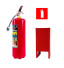 Комплект огнетушитель ОВЭ-4 зимний + подставка П-15 + знак F04