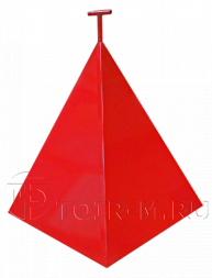 Пирамида для гидранта пожарного средняя (500х500х800)