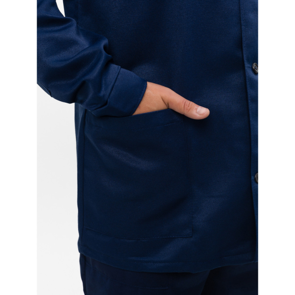 Мужской летний рабочий костюм из ткани саржа с курткой и брюками