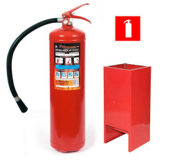 Комплект огнетушитель ОП-5 + подставка П-15 + знак F04