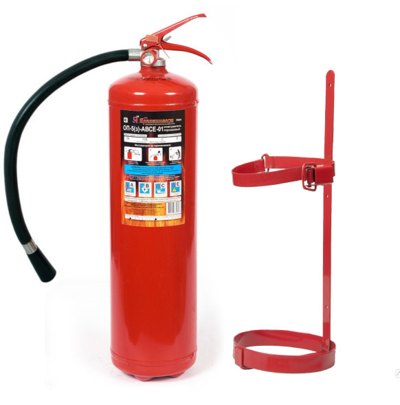 Комплект огнетушитель ОП-5 + кронштейн ТВ5