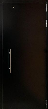 Техническая дверь с ручкой-скобой